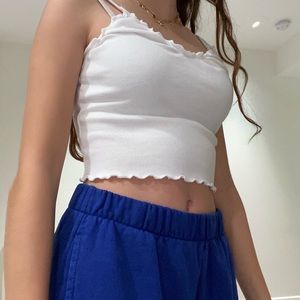 Brandy Melville Nicolette Ruffle Tank